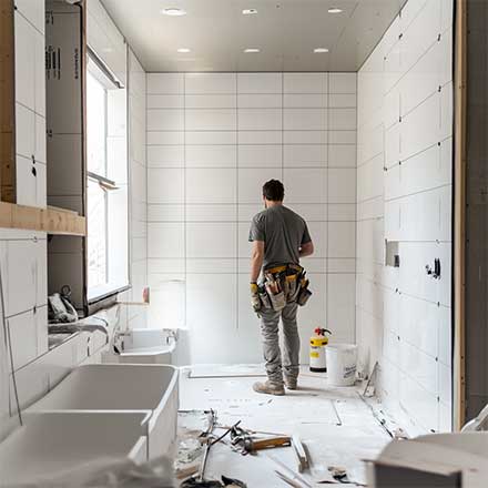 Badezimmer-Renovierung